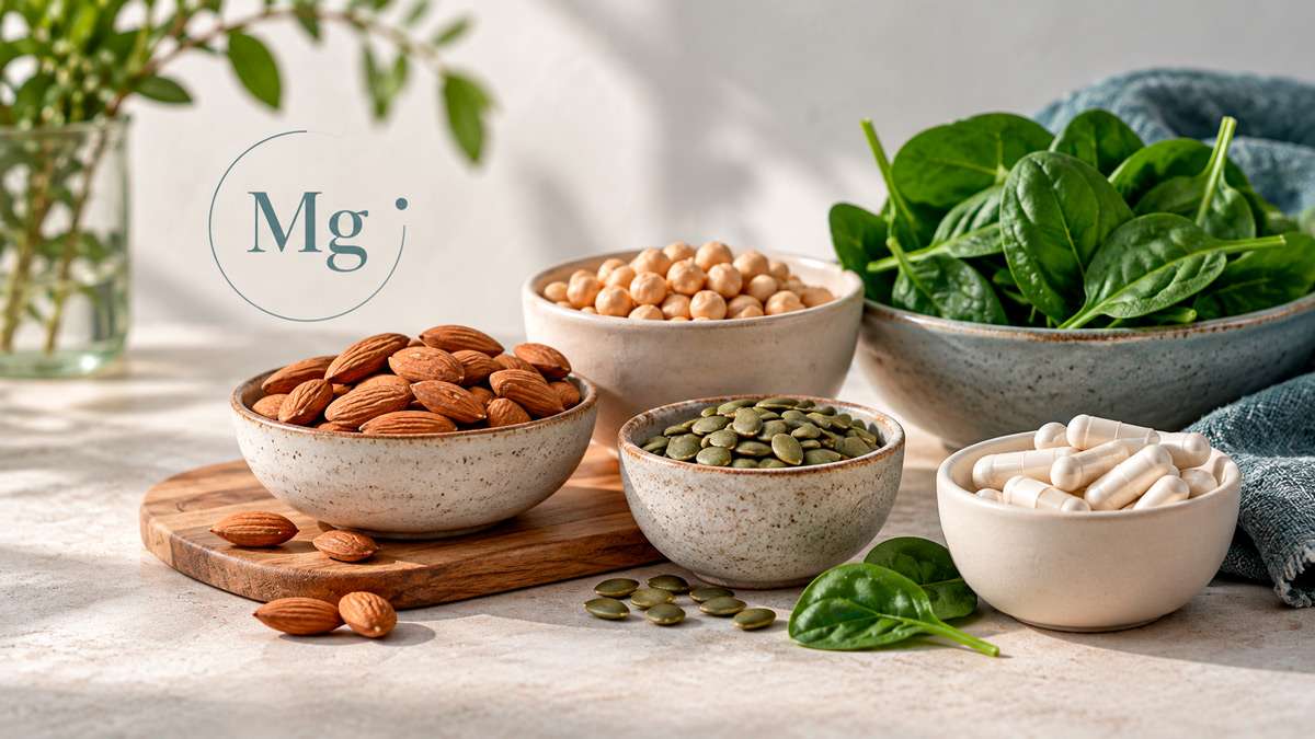 Alimentos fuente de magnesio y complemento de magnesio