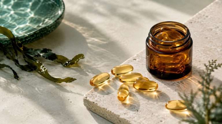 Cápsulas de aceite omega-3 que aportan EPA y DHA